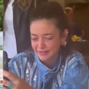 Maleja Restrepo reacciona a la final de Masterchef donde llegó su esposo, Tatán Mejía.