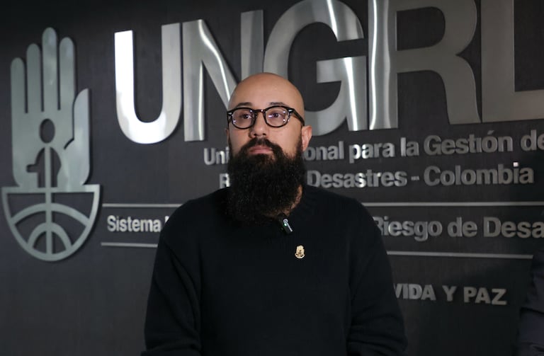 Carlos Carrillo Director de la UNGRD
Rueda de prensa