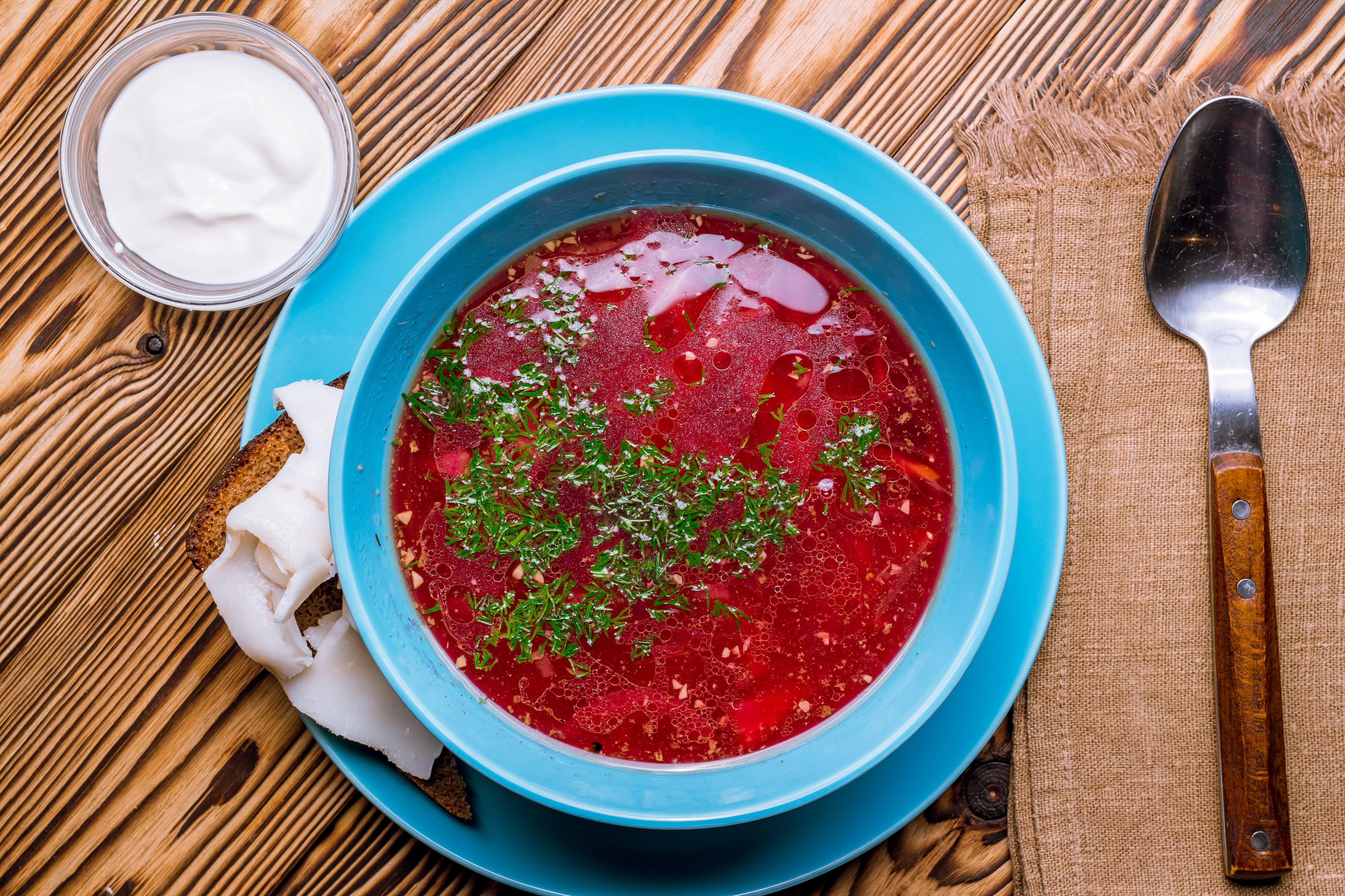 El gazpacho es una sopa fría.