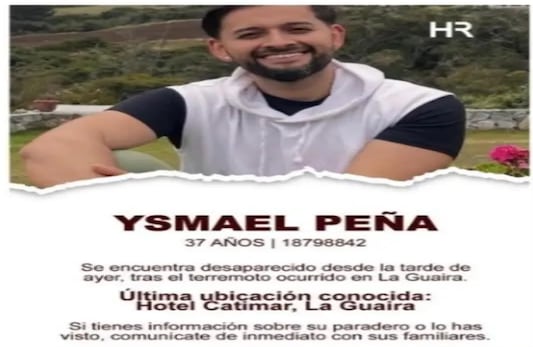 Aquí encontrará a algunos de los desaparecidos tras el terremoto en Venezuela.