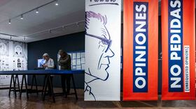 Con ‘Opiniones no pedidas’, Vladdo celebra 25 años de trabajo para SEMANA y 20 del nacimiento de Aleida, su icónica caricatura femenina. FOTO: Mauricio Flórez