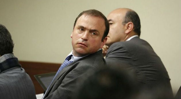 El concejal José Juan Rodríguez en la audiencia de imputación de cargos en su contra por el caso del 'carrusel de la contratación'.