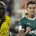 Romelu Lukaku y Rony celebran cada uno su gol en la semifinal del Mundial de Clubes