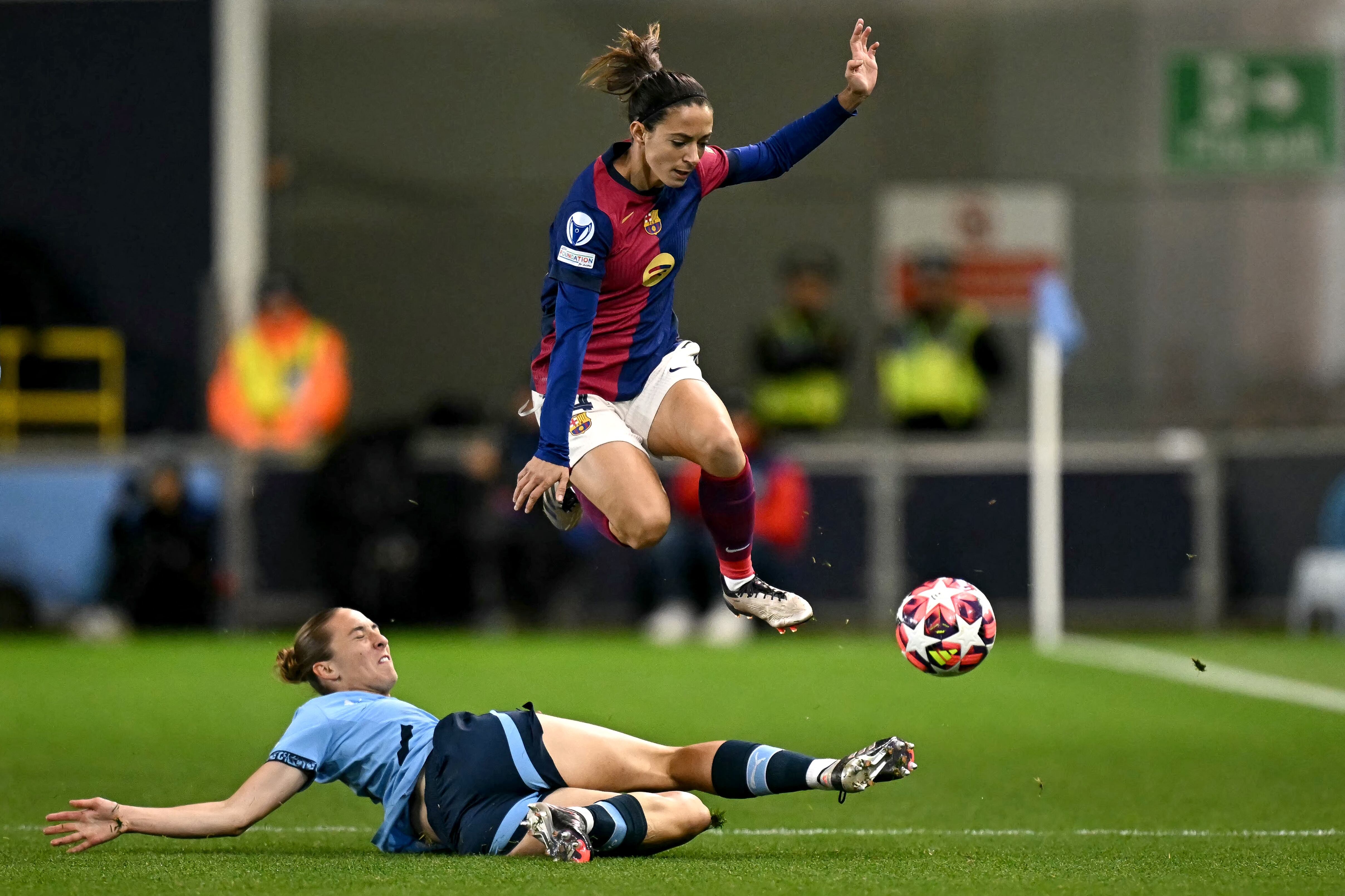 Aitana bonmati del FC Barcelona contra el Manchester City