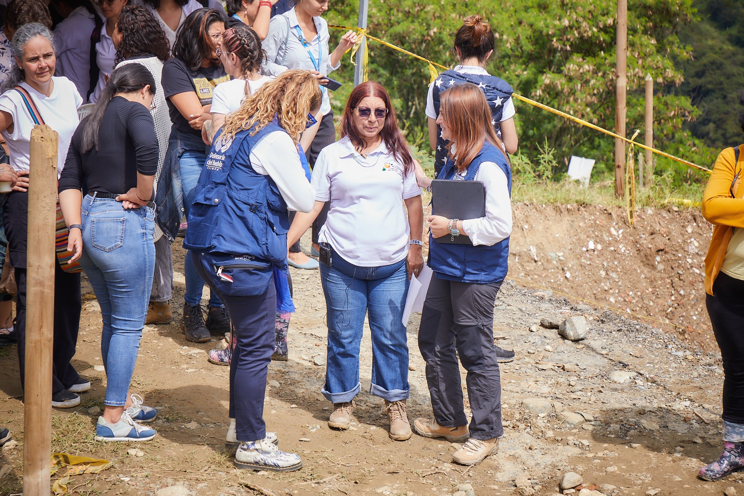 La Defensora subrayó que este primer paso fue fundamental para dar inicio a una labor de prospección en la zona de La Escombrera.
