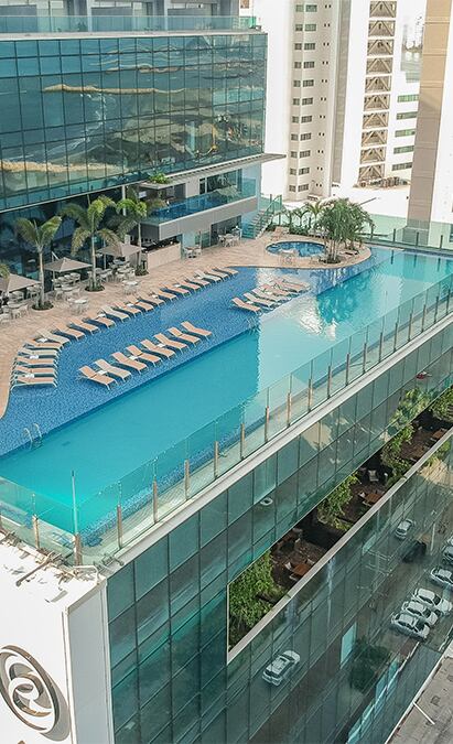 El Hotel Estelar de Bocagrande en Cartagena es uno de los más famosos del país. - Imagen: Hoteles Estelar.