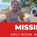 Ella es Kiely Rodni quien desapareció desde el pasado sábado 6 de agosto