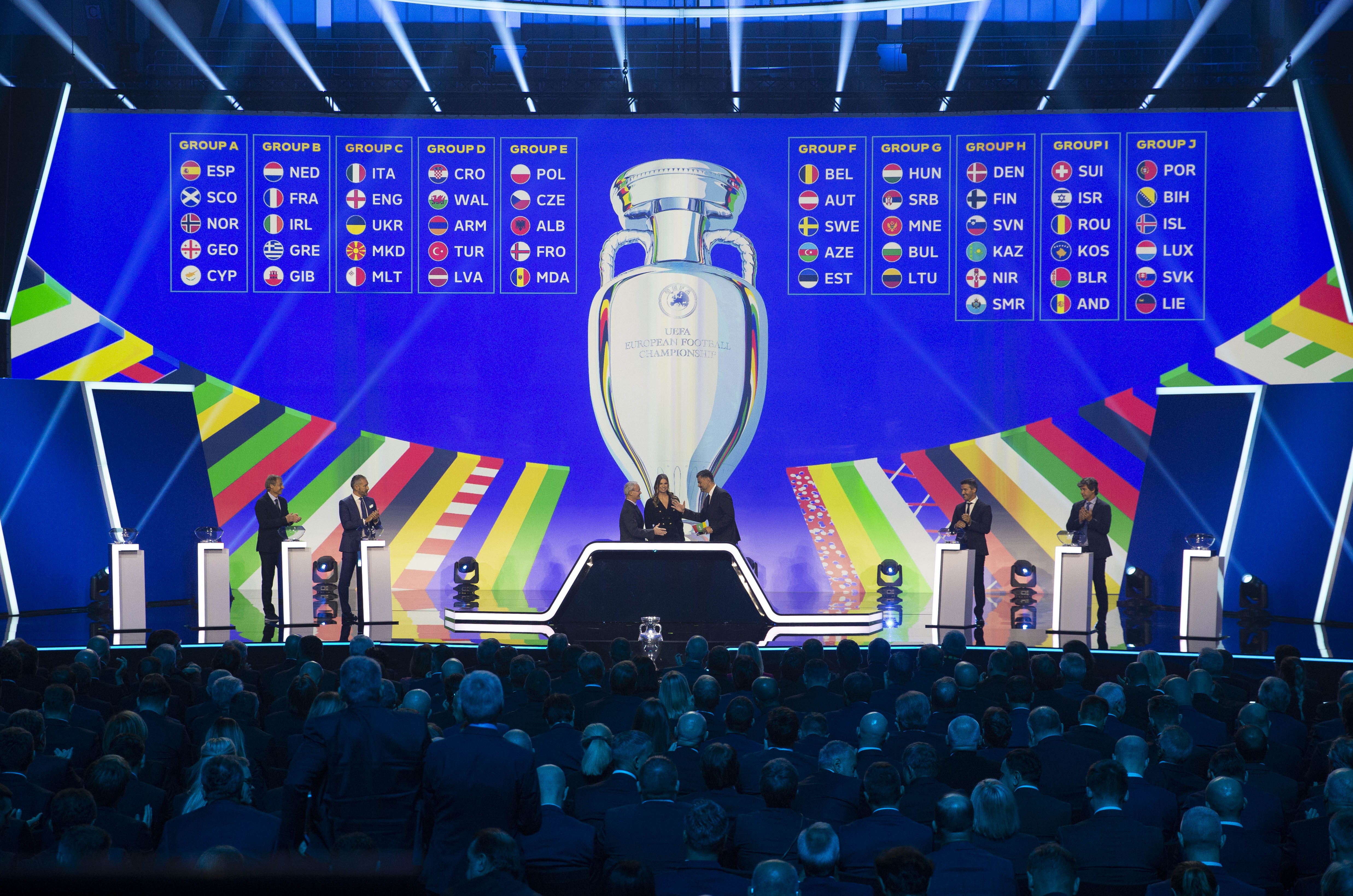 Sorteo Eurocopa 2024.