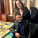 Miguel Polo Polo y María Fernanda Cabal, durante un encuentro social