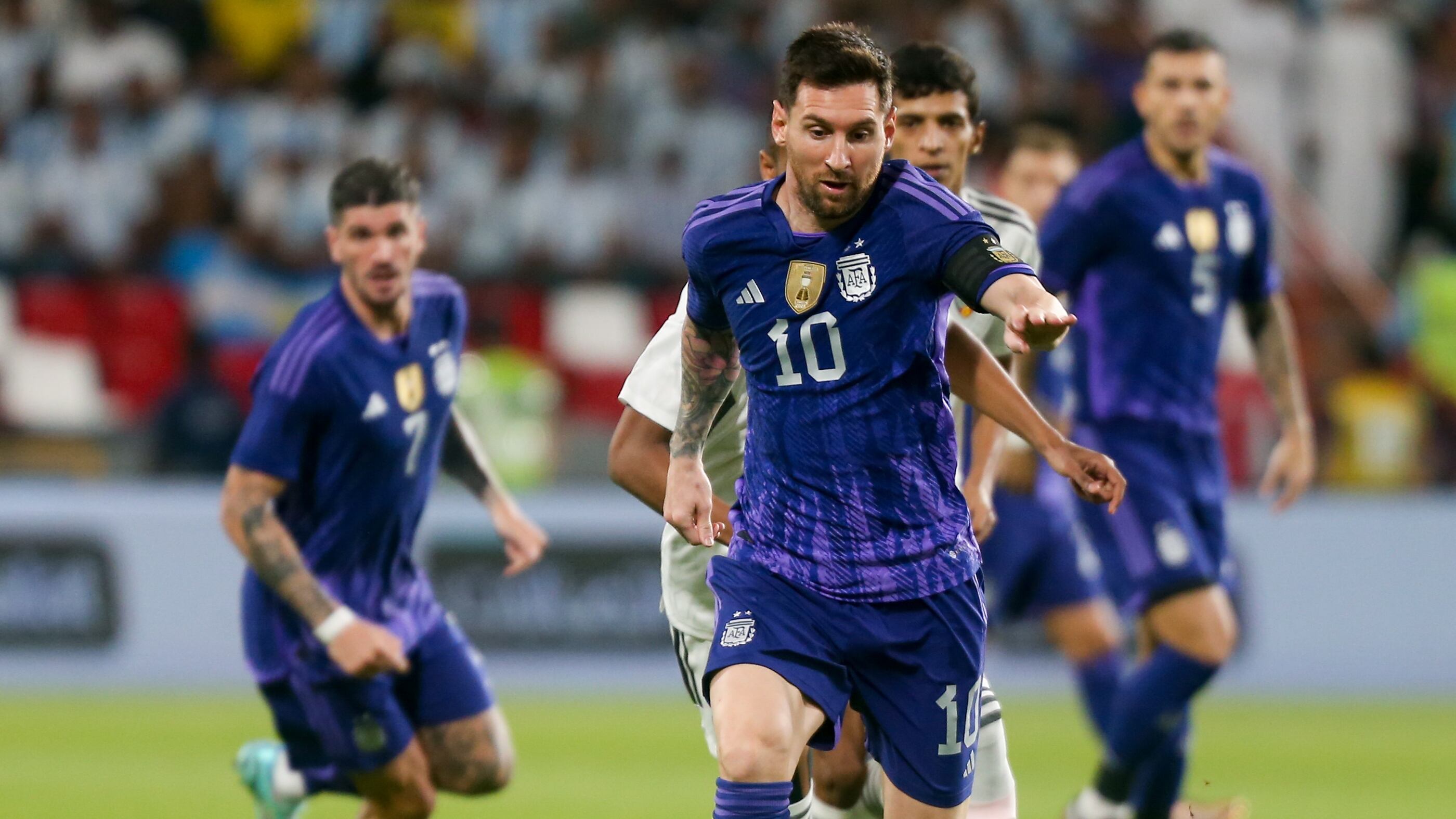 Lionel Messi con la Selección Argentina espera brillar en el Mundial de Qatar 2022.