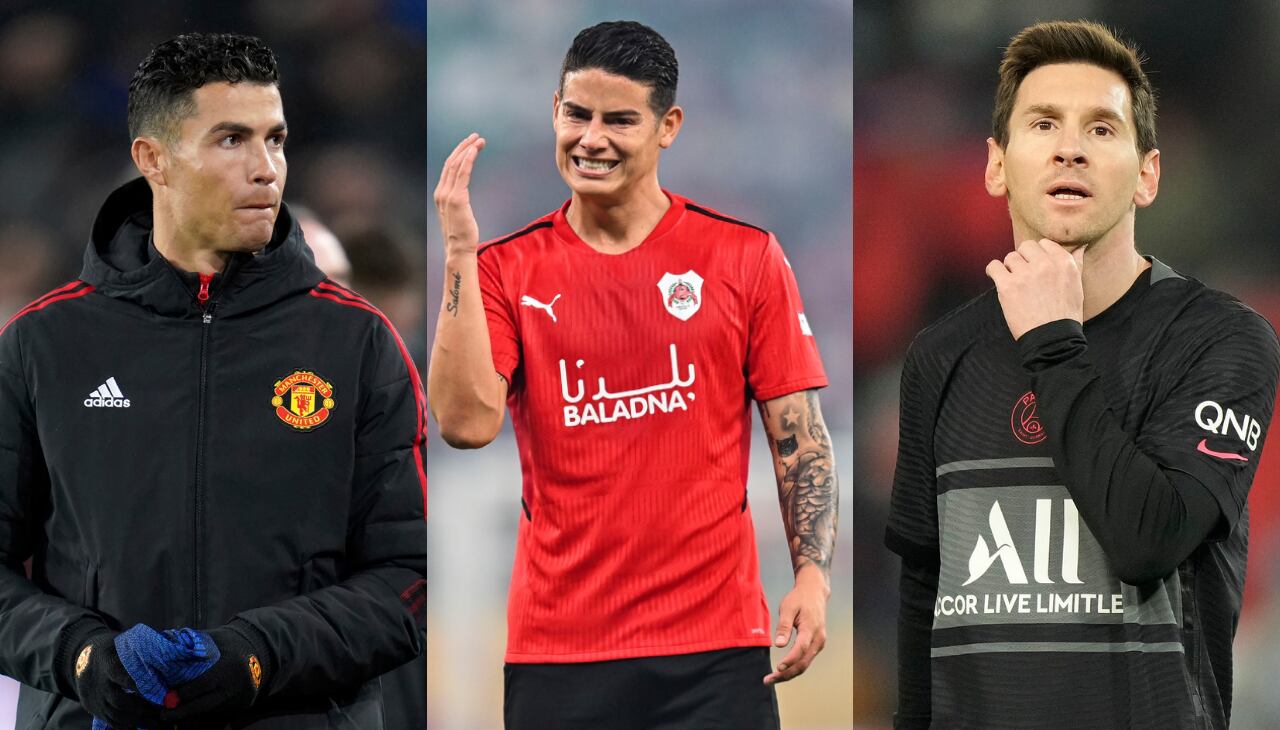 El colombiano comparte importante ranking juntos a los dos astros del fútbol.