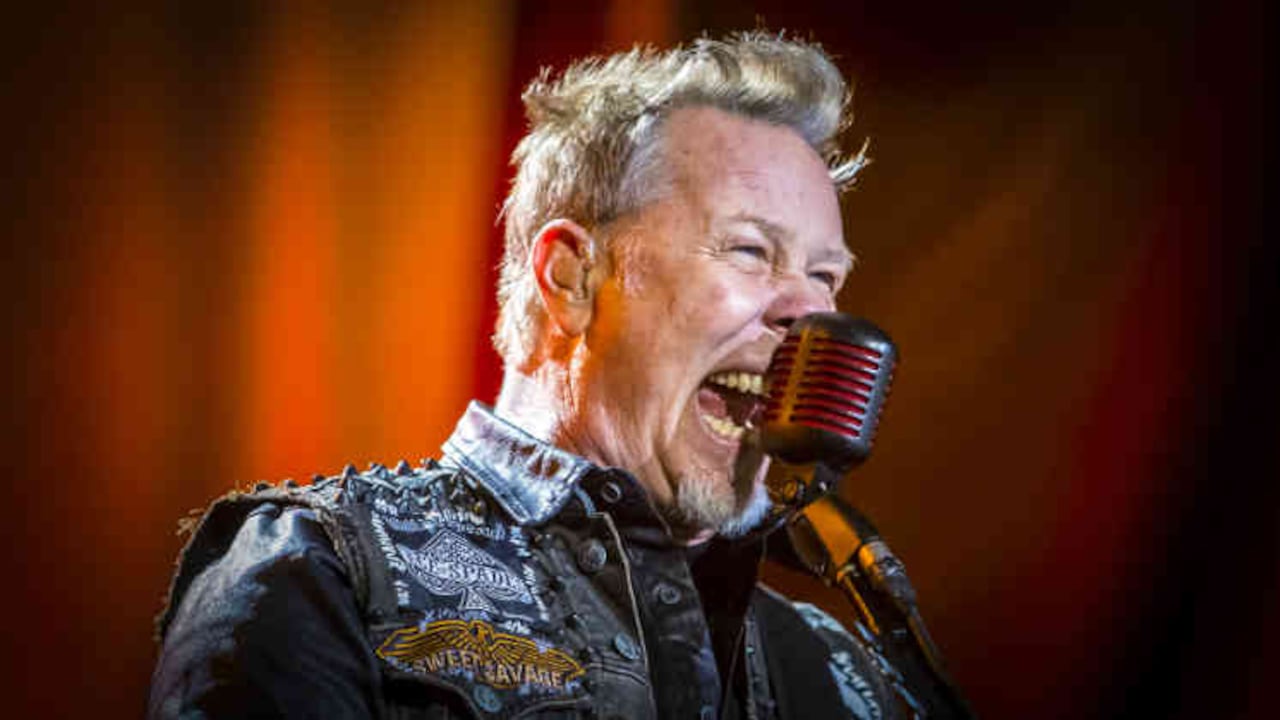 James Hetfield, vocalista de la banda. Foto: Alejandro Acosta/Arcadia.
