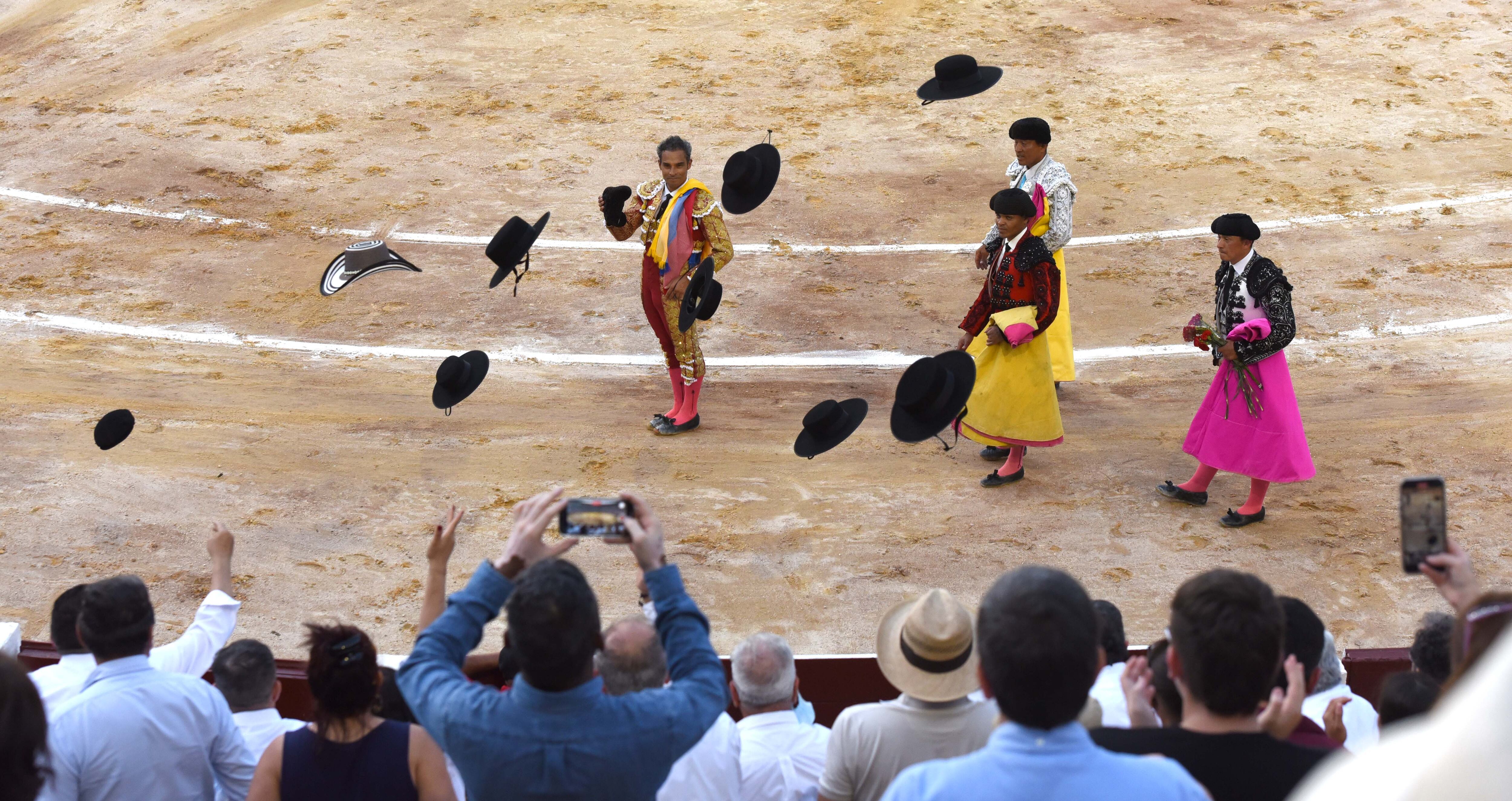 Luis Bolívar, torero colombiano. Cali, 30 de diciembre de 2021.