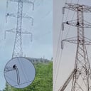 Organismos de emergencia lograron rescatar con vida al hombre que permaneció más de 12 horas en una torre de transmisión de energía en el norte de Barranquilla.