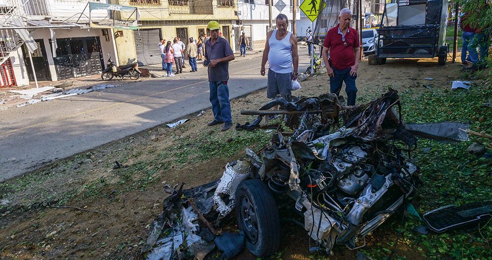 Carro bomba en el Cauca.