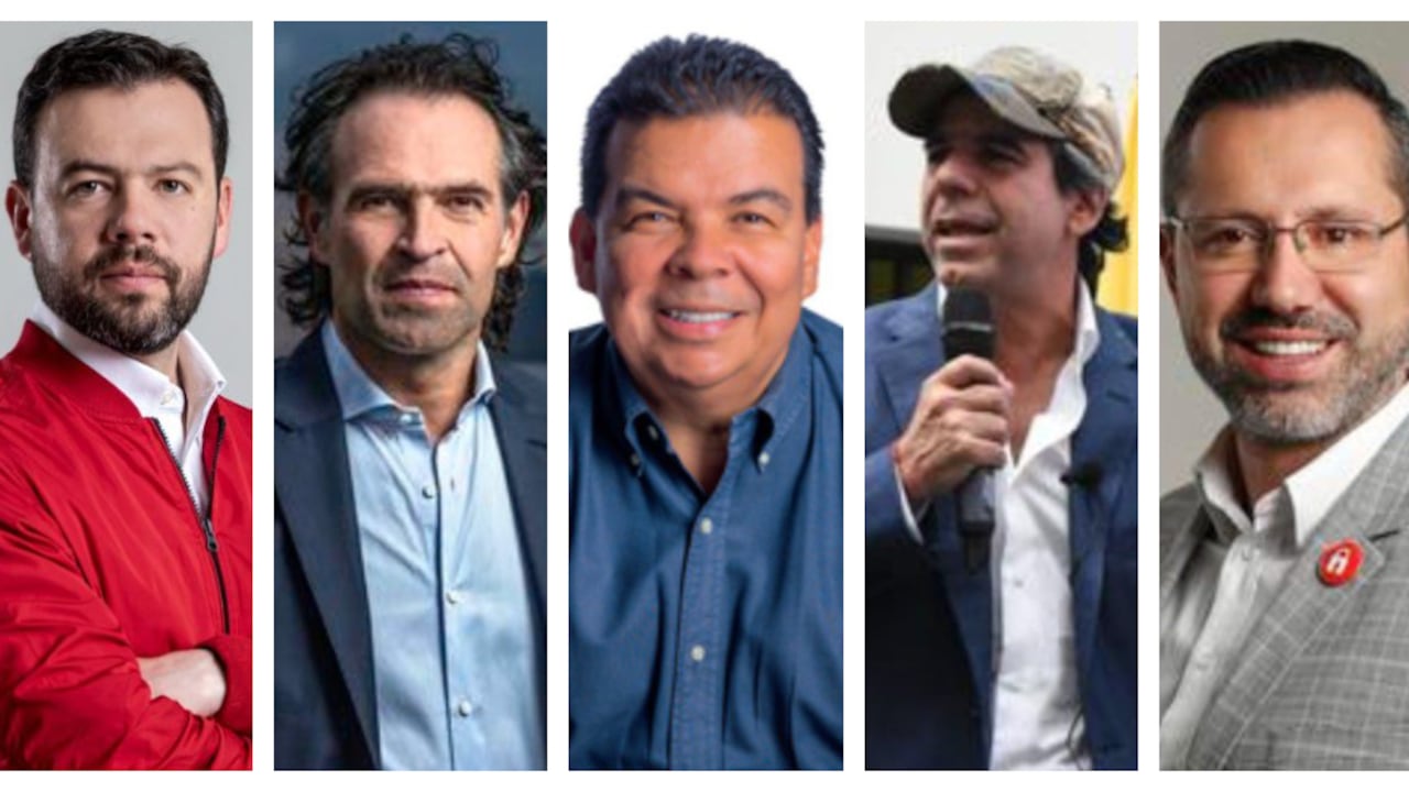 Carlos Fernando Galán, Federico Gutiérrez, Roberto Ortiz, Alejandro Eder y Jaime Andrés Beltrán