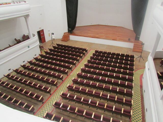 Teatro Santamaría uno de los más bonitos de Colombia en municipios de categoría sexta.