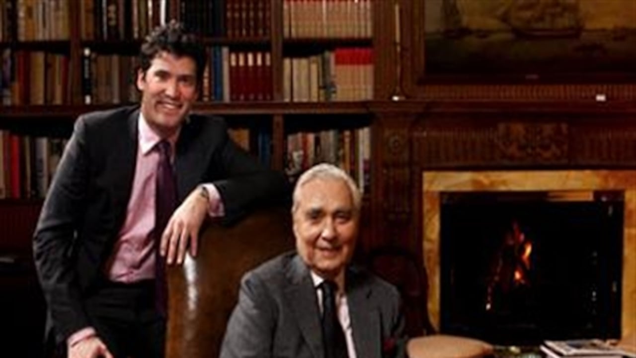 Julio Mario Santo Domingo junto a su hijo Alejandro.