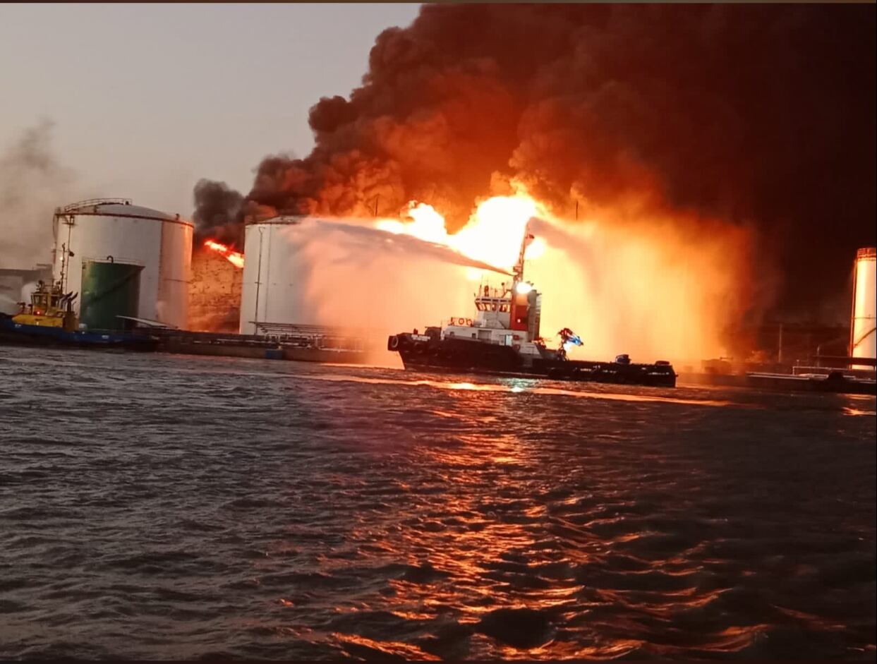 Incendio en el norte de Barranquilla.
