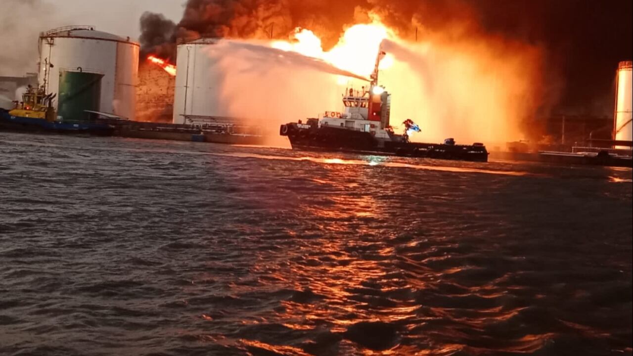 Incendio en el norte de Barranquilla.