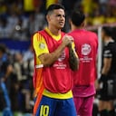 James Rodríguez durante la final de la Copa América 2024.