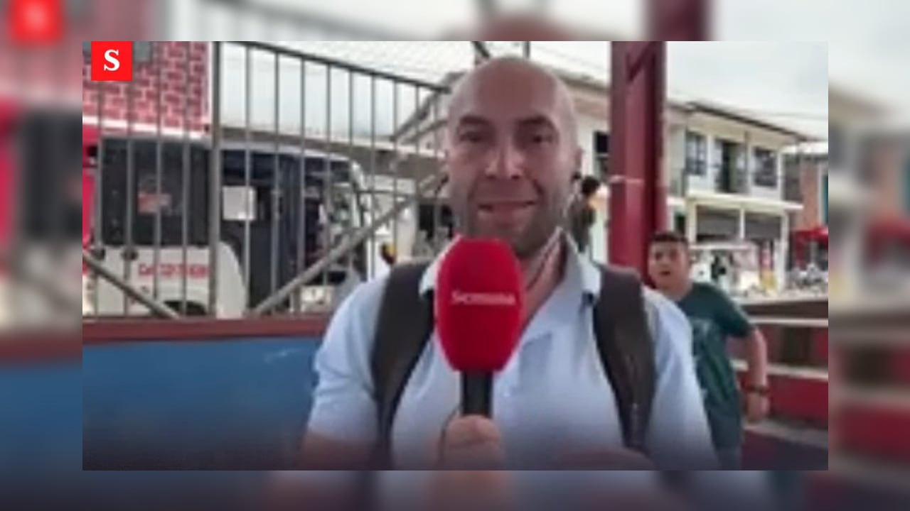 Camilo Galvis, periodista de SEMANA, el 12 de agosto de 2026 en San José de Palmar (Chocó), epicentro del terremoto ocurrido en Colombia el 10 de agosto de 2026.