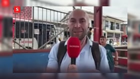 Camilo Galvis, periodista de SEMANA, el 12 de agosto de 2026 en San José de Palmar (Chocó), epicentro del terremoto ocurrido en Colombia el 10 de agosto de 2026