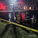 Bus accidentado en la vía Panamericana.
