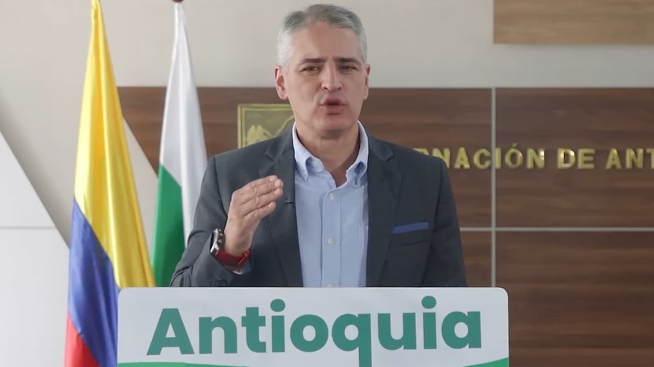 Andrés Julián Rendón, gobernador de Antioquia, pide asistencia militar al gobierno Petro.