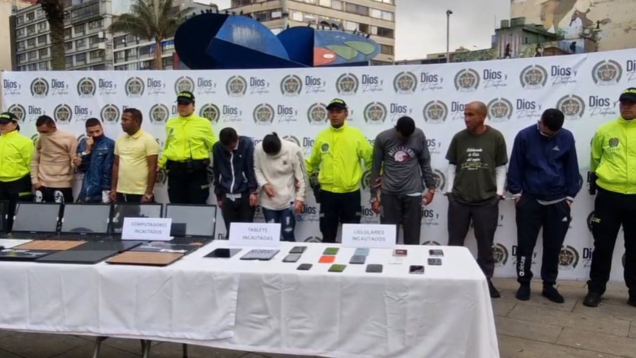 Caen Los Cosquilleros, una de las bandas de atracadores más peligrosa del centro de Bogotá; estos eran los roles de cada miembro