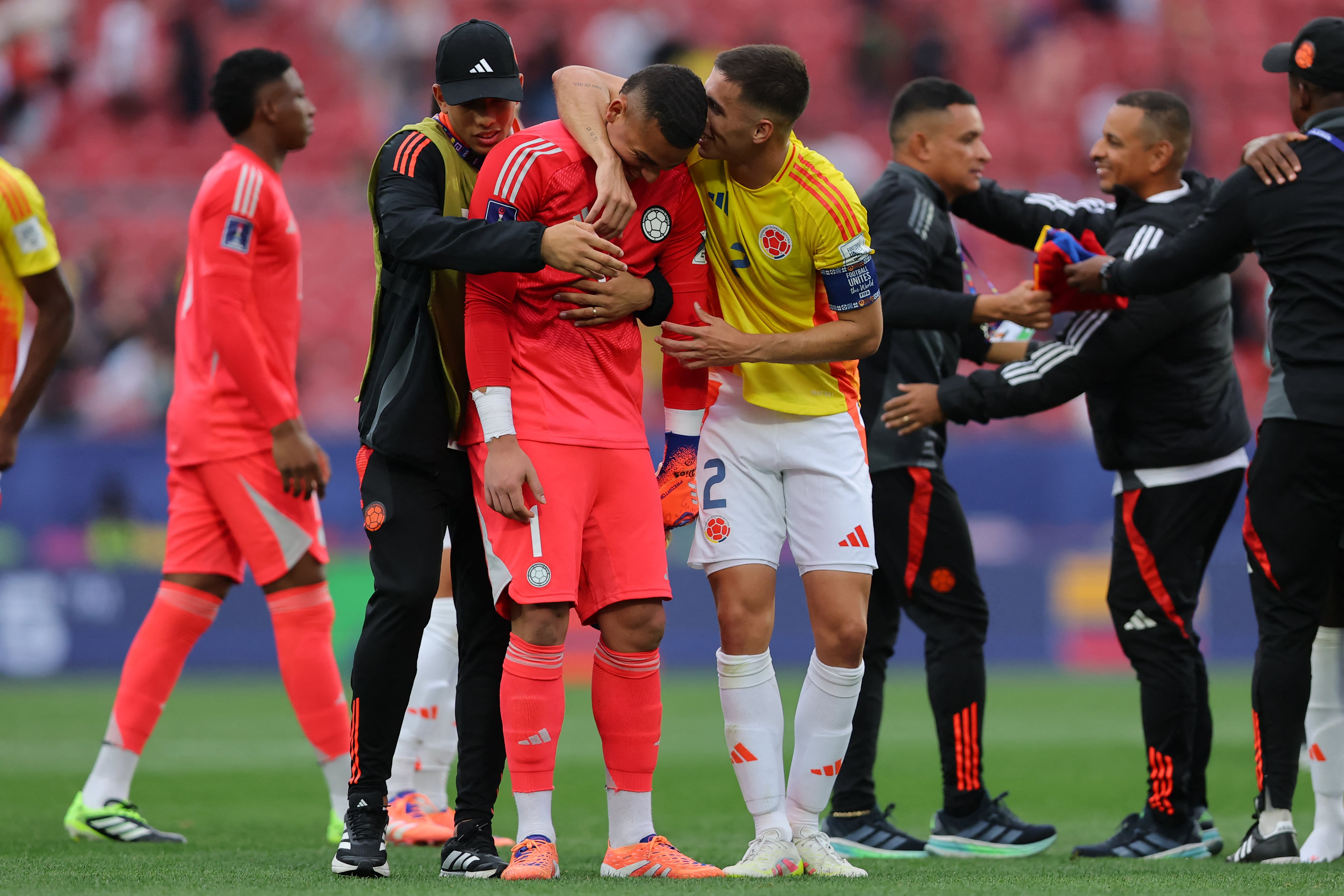 Colombia Sub-20 celebra su tercer puesto en el Mundial 2025.