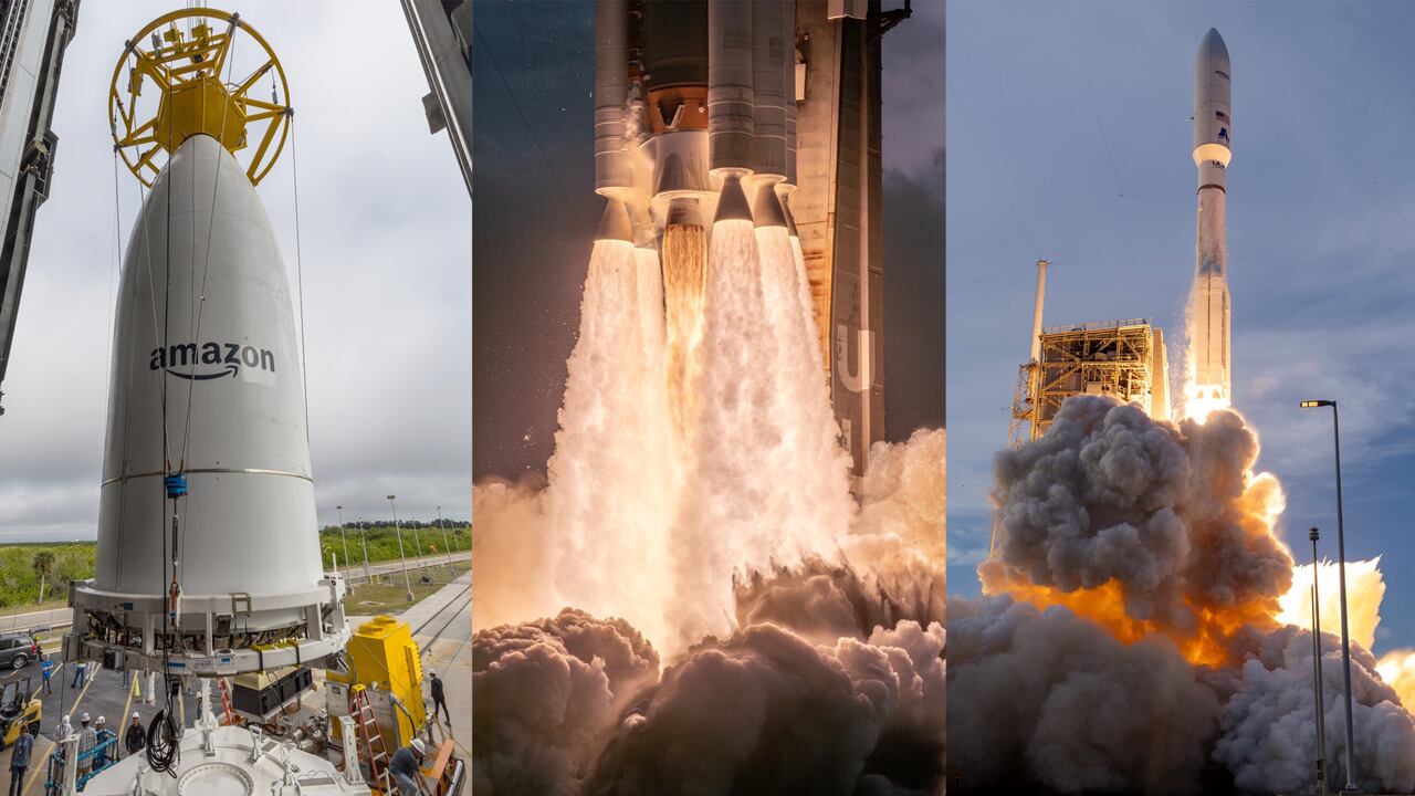 Antena de usuario de Amazon LEO, diseñada para ofrecer conexión satelital de alta velocidad en zonas urbanas y rurales.