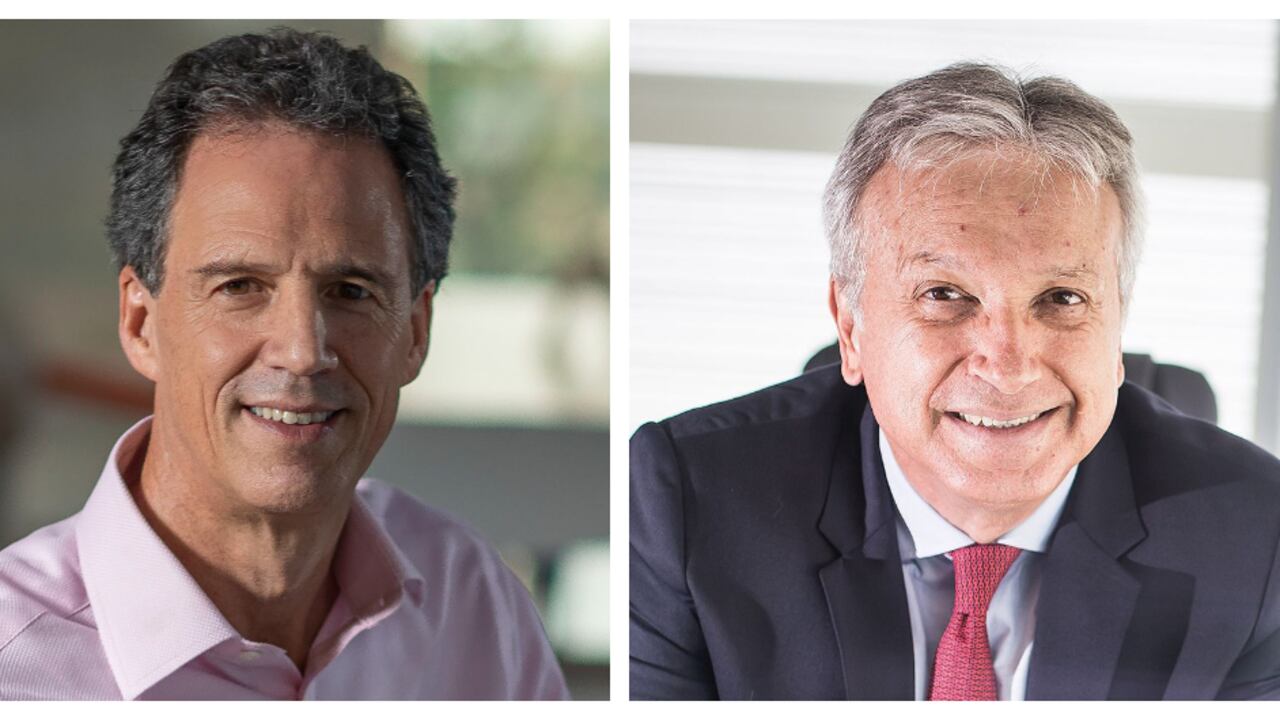 Miguel Cortés (Grupo Bolívar) y Gonzalo Pérez (Sura).