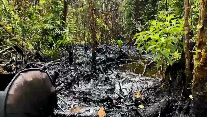 Destruyen masiva refinería ilegal de disidencias de las Farc, en zona rural de Nariño.