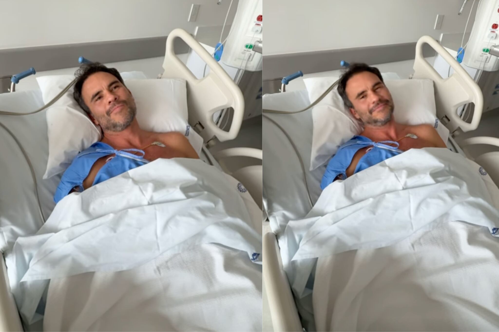 El actor Juan Pablo Raba se encuentra internado en la clínica.