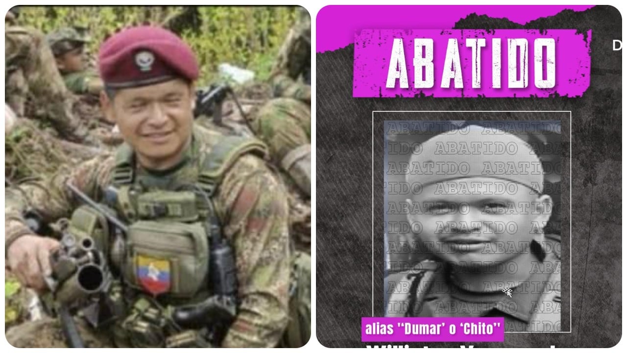 Fue abatido alias Dumar o Chito, cabecilla de las estructuras armadas de las disidencias de las Farc al mando de Iván Mordisco.