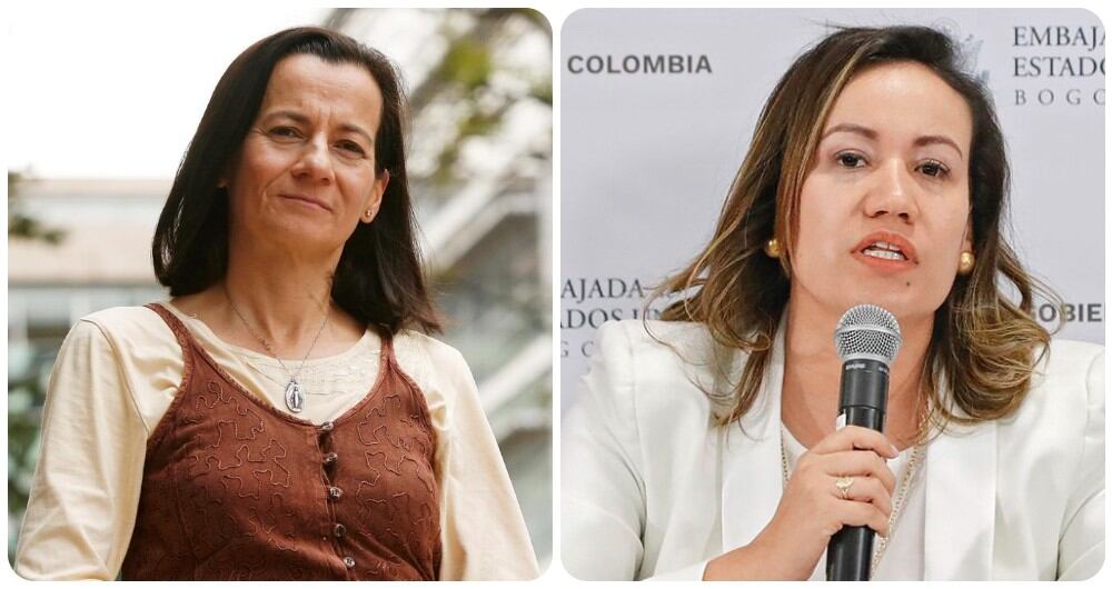 Clara Rojas y Carolina Corcho.