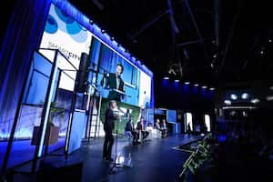 La alcaldesa Claudia López hizo el anuncio de Sinovac desde la instalación de Smart City Expo Bogotá