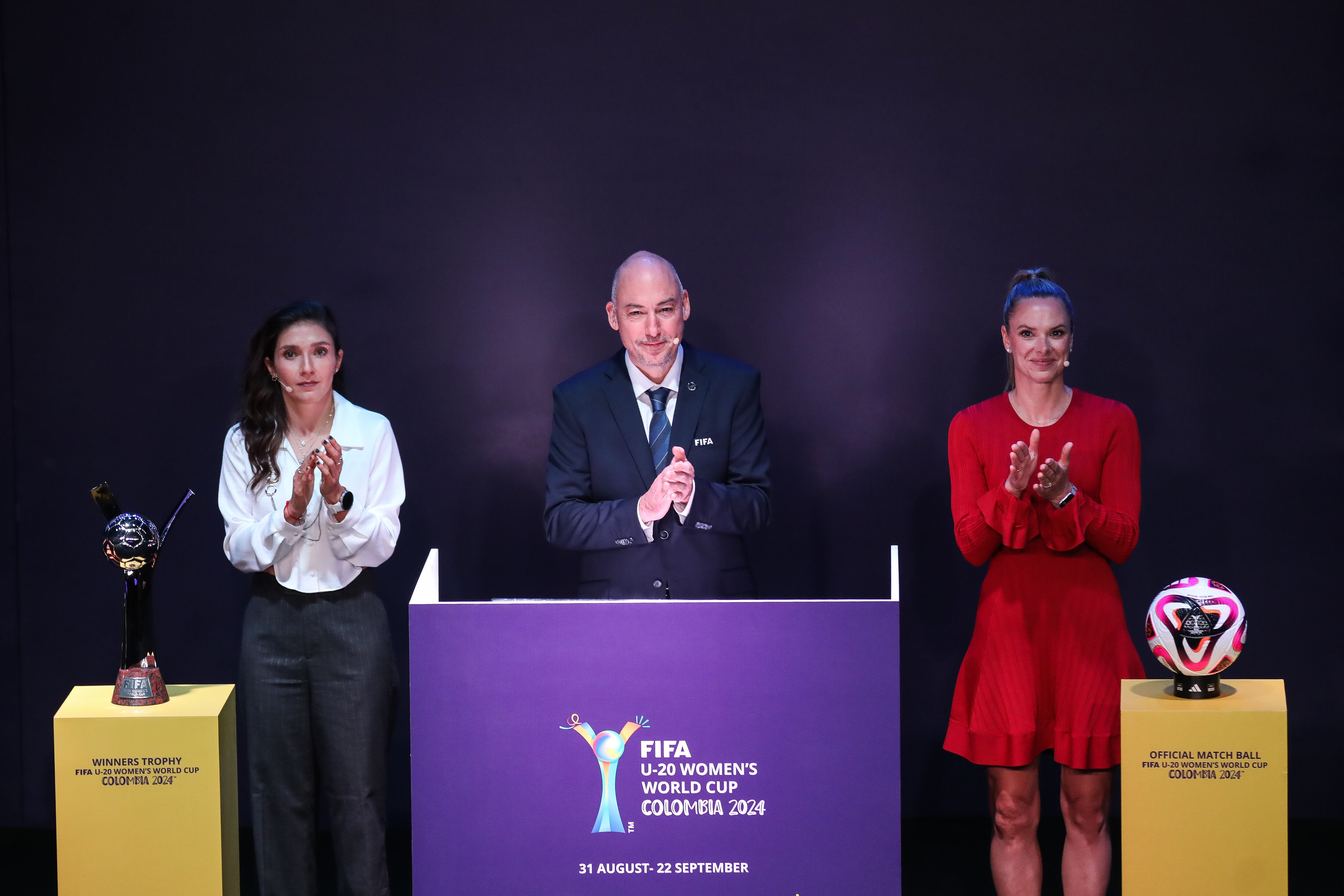Sorteo Copa Mundial Femenina Sub-20 de la Fifa Colombia 2024