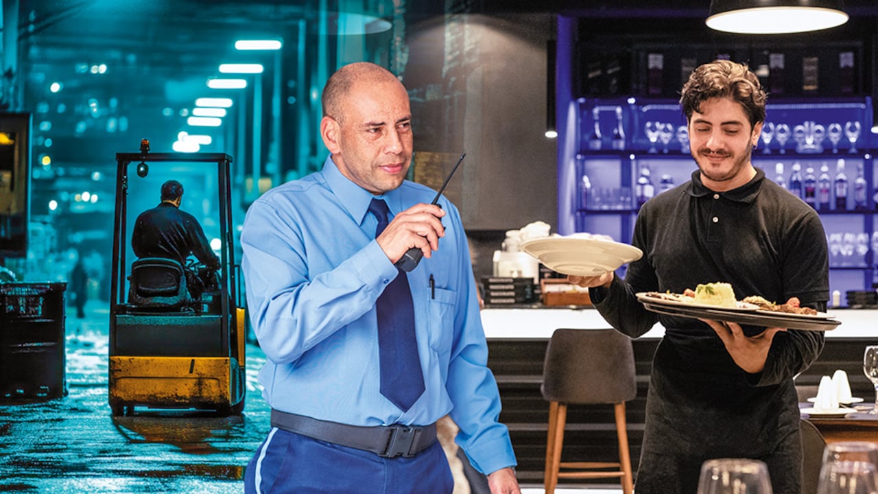 El sector comercio, los restaurantes, los bares y la vigilancia son algunas de las más de 20 actividades intensivas en trabajo nocturno. Si se aumenta el valor de la hora laborada entre las 6 p. m. y las 9 p. m., no solo suben los salarios, sino también la carga prestacional.