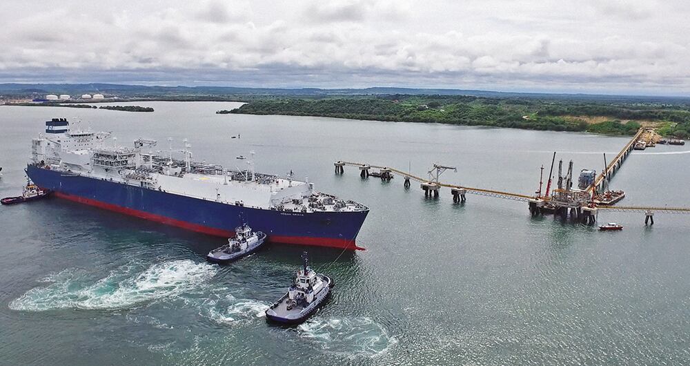  En 2025 aumentará la capacidad de la planta de regasificación del Caribe a 475 millones de pies por día.