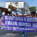 Movilización por el feminicidio de Steffany Barranco.