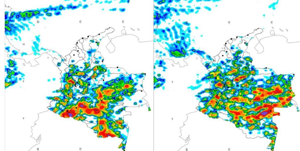 Pronóstico de lluvia para los días martes 28 de febrero y miércoles 01 de marzo de 2023.