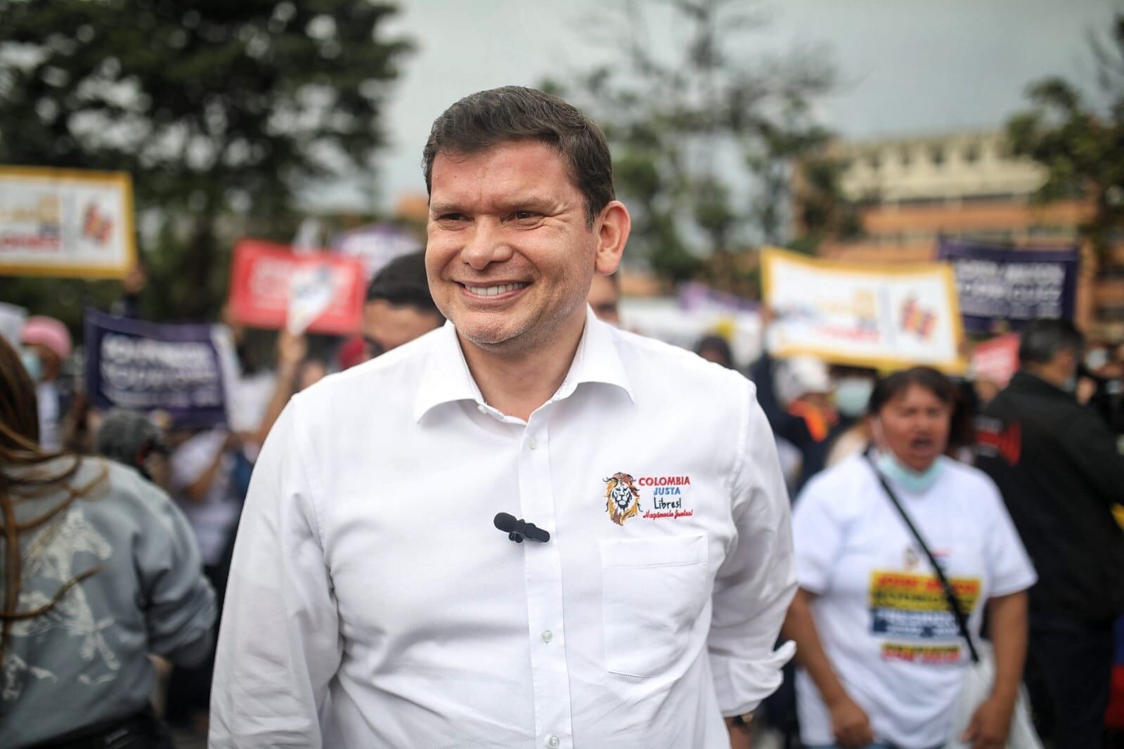 Jhon Milton Rodríguez Rueda de Prensa en el  Consejo Nacional Electoral
