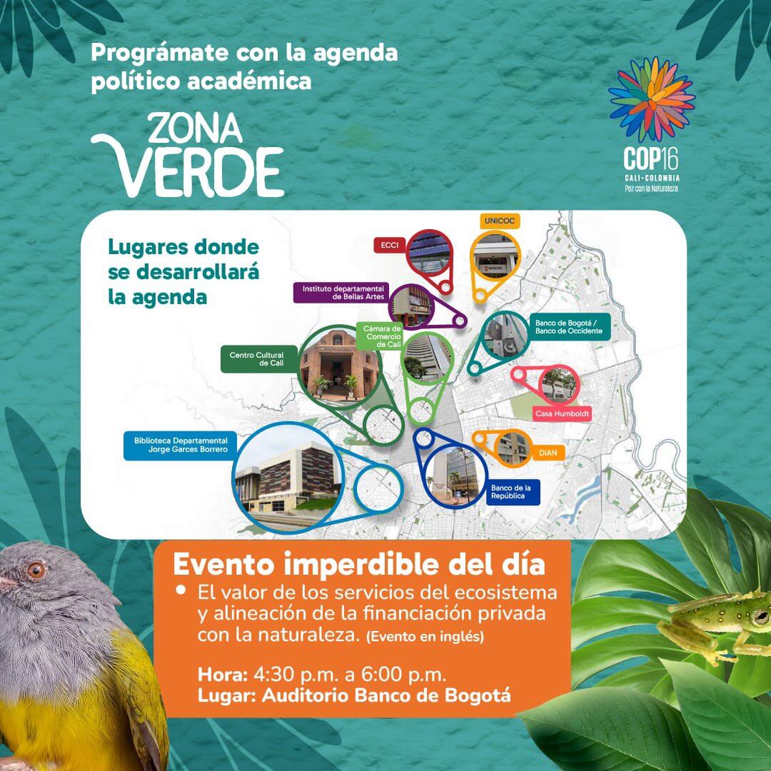 Agenda de la COP16 del 28 de octubre.