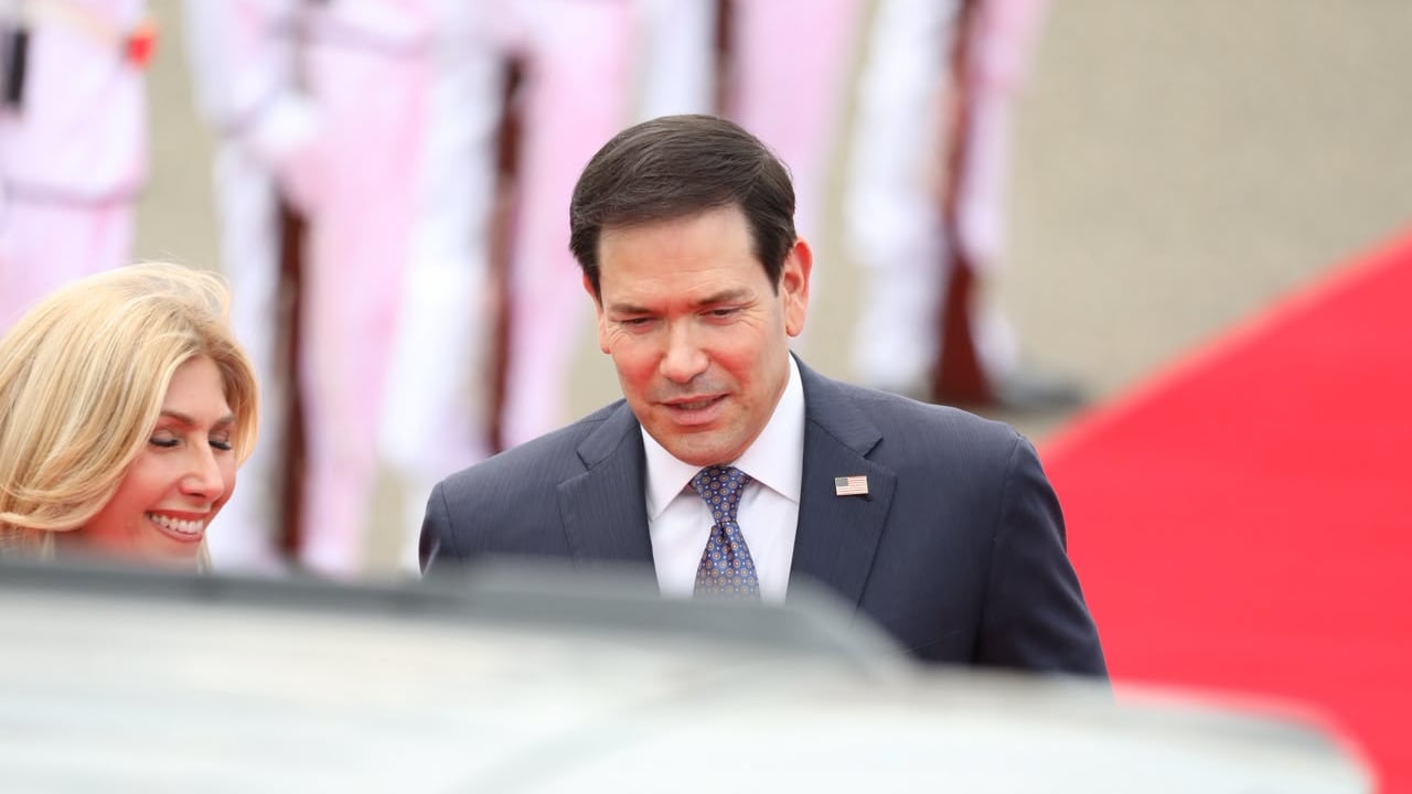 Marco Rubio aterrizó en Barranquilla
