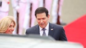 Marco Rubio aterrizó en Barranquilla, Alejandro Char, Eduardo Verano., Omar Bula