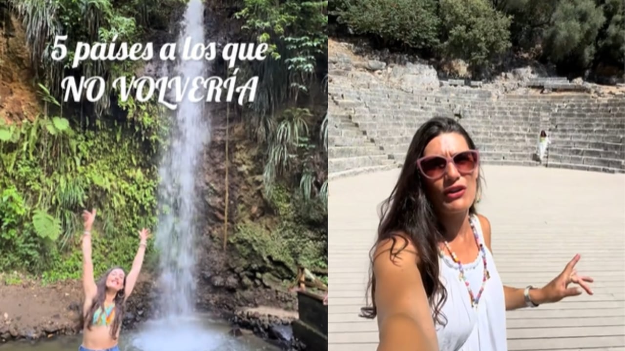 Influencer revela los países a los que no volvería en verano.