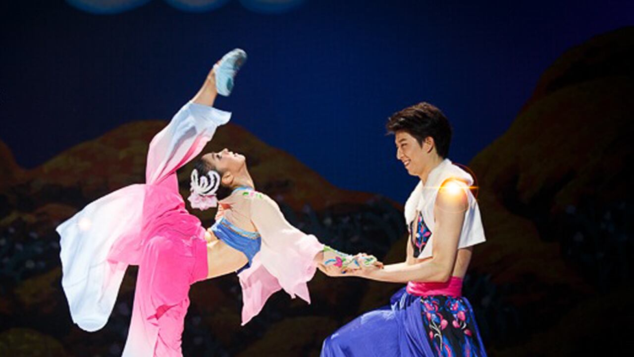 Fotos de la Ópera de Beijing. Cortesía del Teatro Julio Mario Santo Domingo