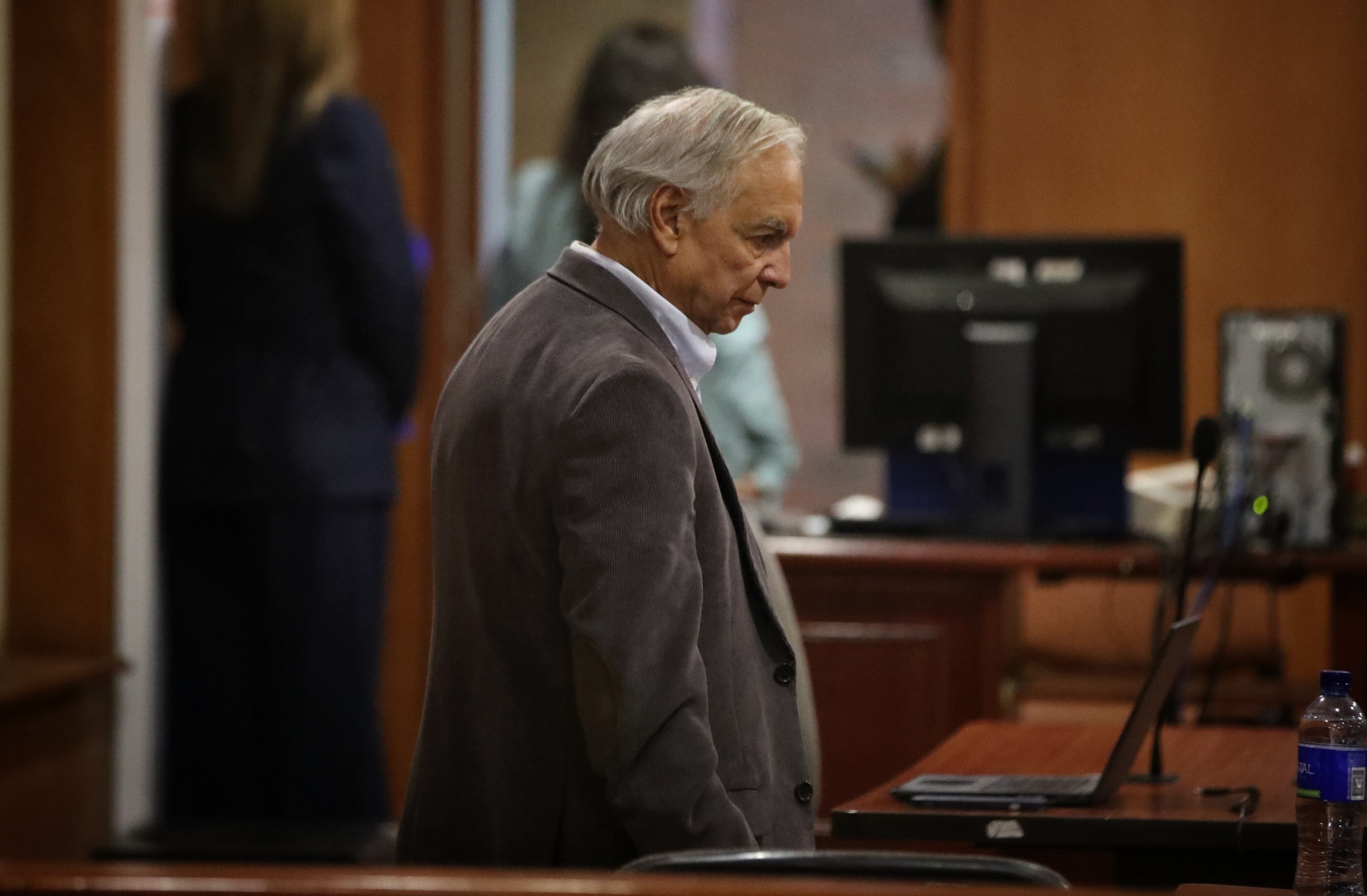 Exministro de hacienda Ricardo Bonilla en audiencia en Sala Penal del Tribunal Superior de Bogotá.